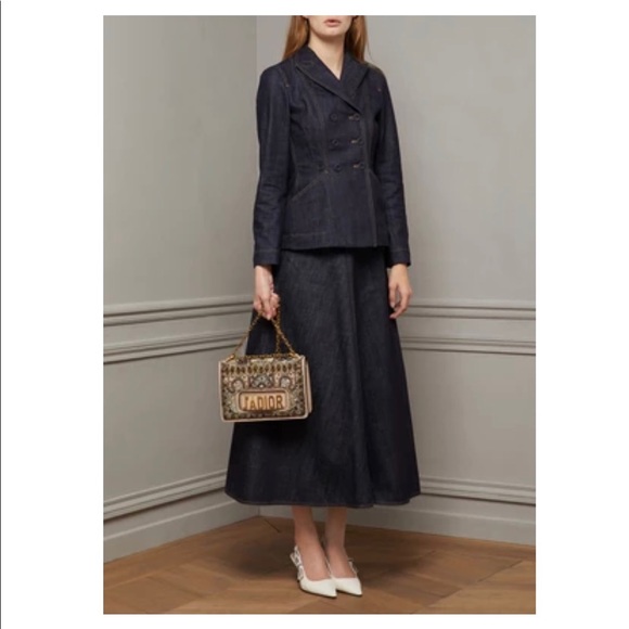 Dior Jackets & Blazers - Christian Dior Denim Bar Jacket Size 12 2020 Cruise Collection